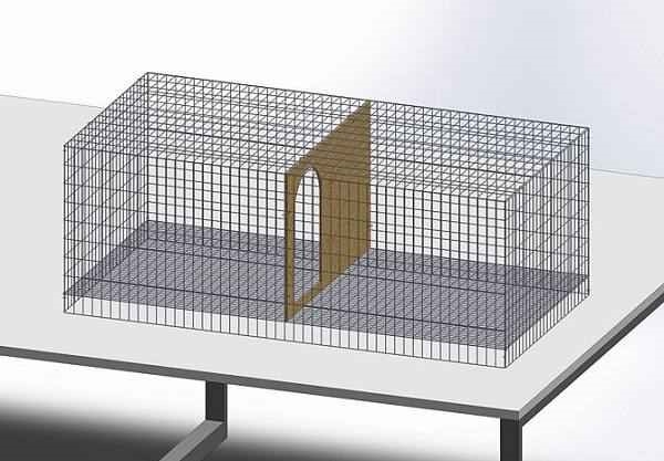 Клетка для кроликов из сетки: как сделать, какая сетка нужна, чертежи, размеры, пошаговая инструкция сборки, фото