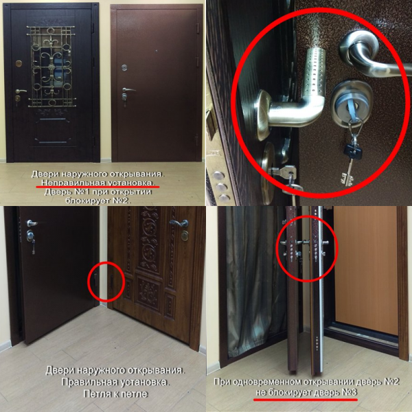 Можно ли менять направление открывания входной двери в квартиру?