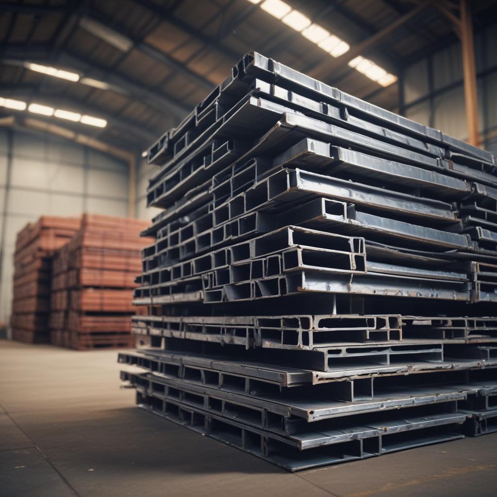 Двутавровая стальная балка со склада доступна к отгрузке