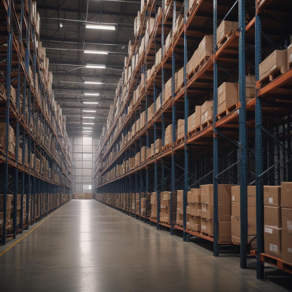 Стеллажи для склада бывшие в употреблении: характеристики и условия эксплуатации