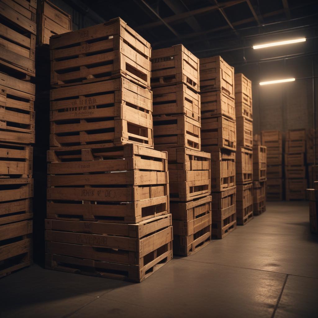 Деревянные ящики крупных размеров