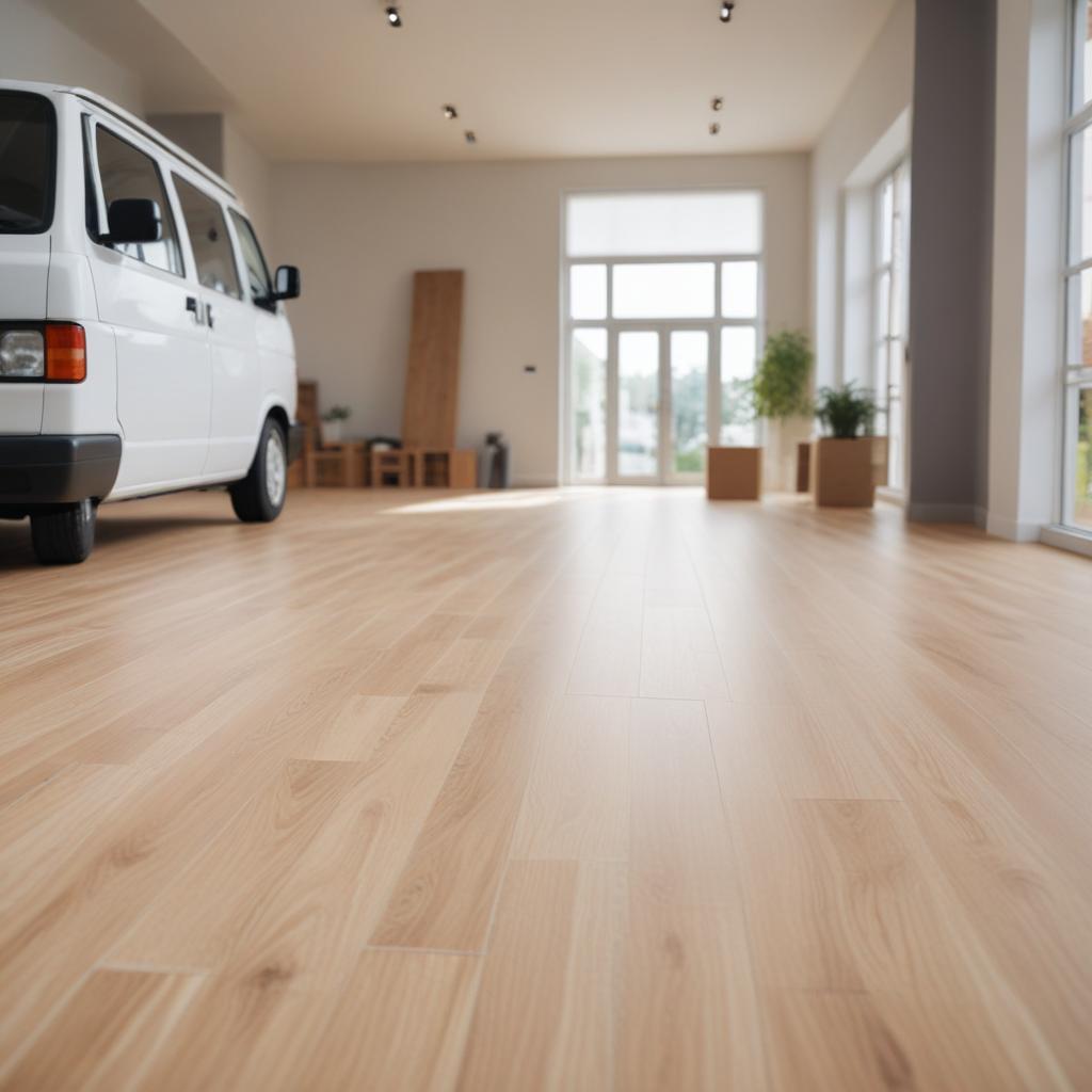 Ламинат в салоне с доставкой и укладкой: условия и услуги